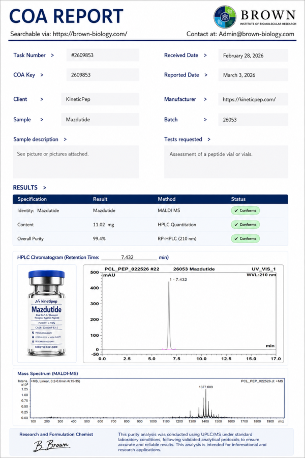 Mazdutide 20mg - Image 2