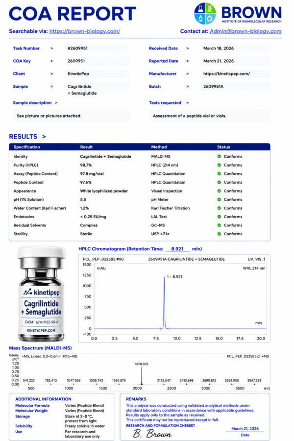 Cagrilintide + Semaglutide 10mg - Image 2