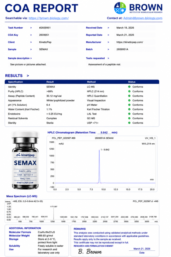 Semax 30mg - Afbeelding 2