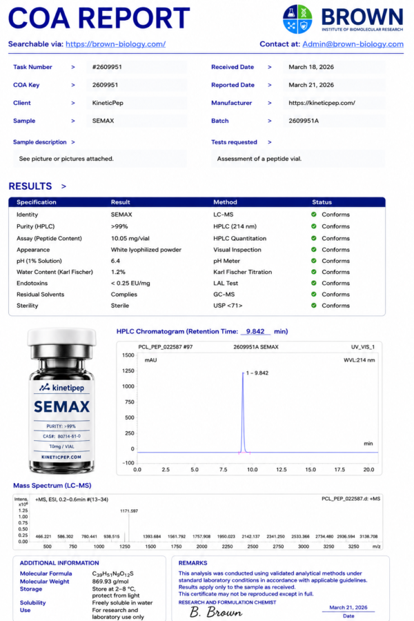 Semax 10mg - Afbeelding 2