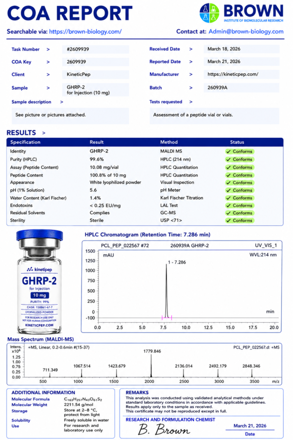GHRP-2 10mg - Image 2