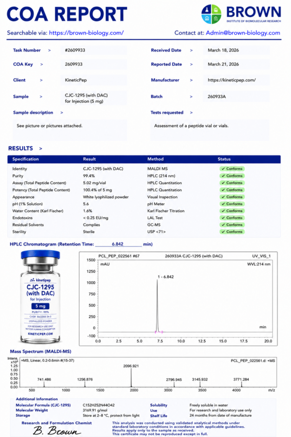 CJC-1295 (with DAC) 5mg - Image 2