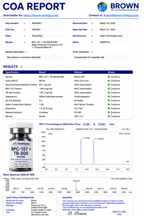 BPC-157 + TB-500 Blend 10mg - Image 2