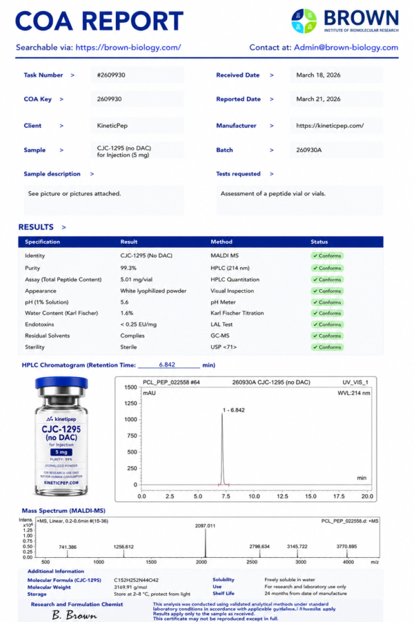 CJC-1295 (no DAC) 5mg - Image 2