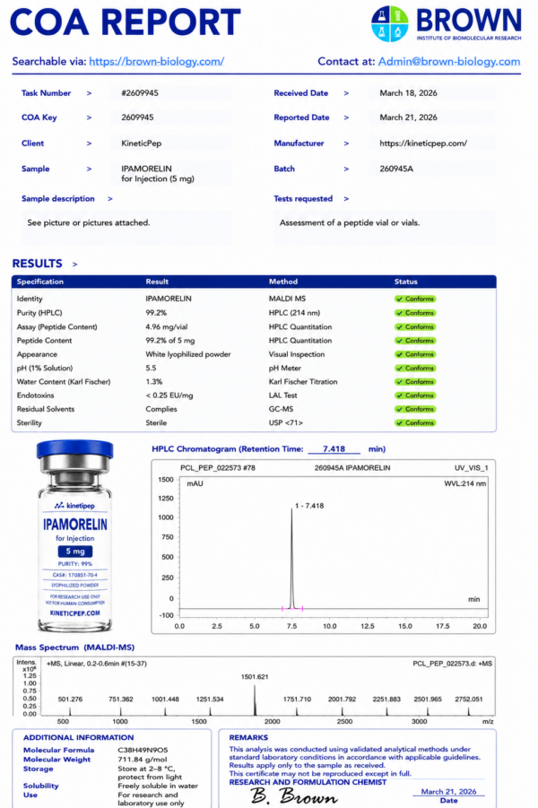 Ipamorelin 5mg - Image 2
