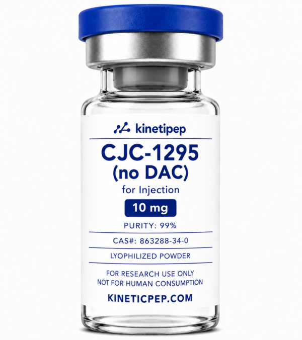 CJC-1295 (no DAC) 10mg research peptide vial - KineticPep