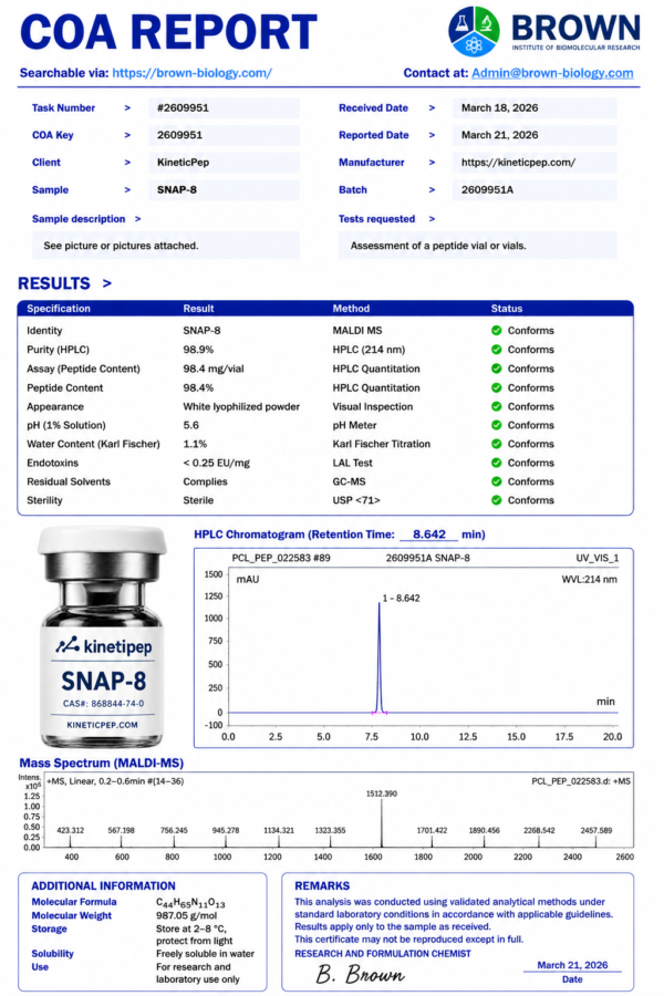 SNAP-8 10mg - Image 2