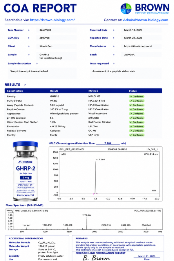 GHRP-2 5mg - Image 2