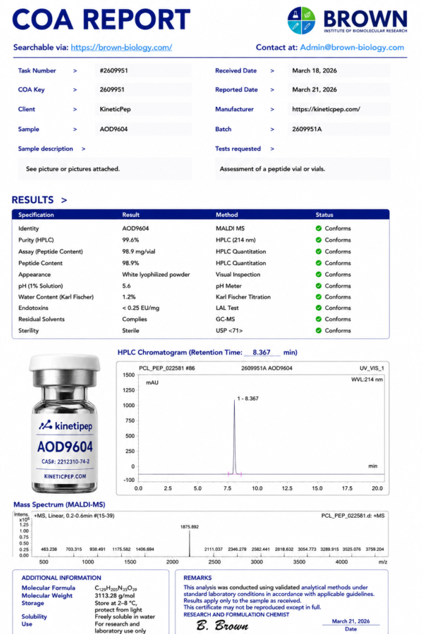 AOD9604 10mg - Image 2