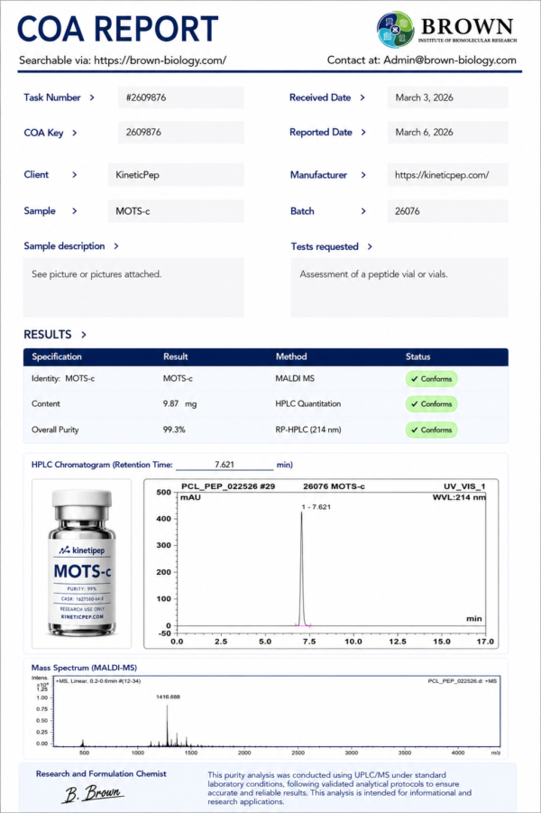 MOTS-c 5mg - Image 2